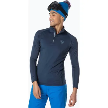Pánská mikina Pánská termální mikina Rossignol Classique 1/2 Zip dark navy