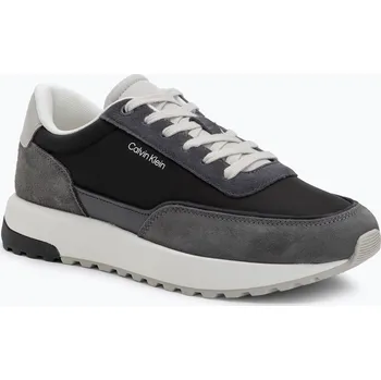 Pánské tenisky Pánské boty Calvin Klein HM0HM01714 Low Top Lace Up Repreve Mix Formal Gray/Eggshell/Creamy White