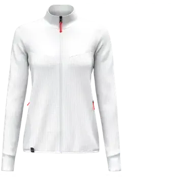 Dámská mikina Salewa Puez Waffle HYB PL dámská mikina White vel. 46/40/L