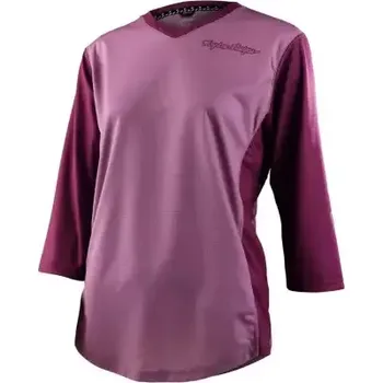 cyklistický dres Troy Lee Designs Mischief dámský dres 3/4 rukáv Rosewood vel. L