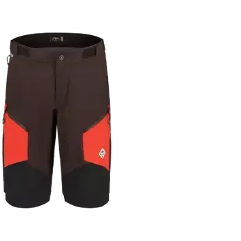 Cyklistické kalhoty Maloja PinasM. pánské kraťasy Chocolate multi vel. XL
