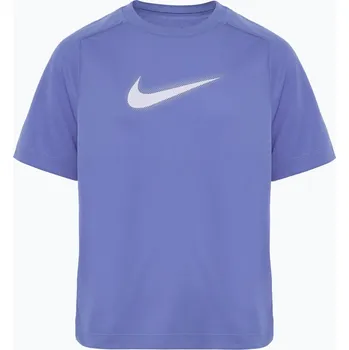 Chlapecké tričko Dětské tričko Nike Dri-Fit Multi SS royal pulse/white