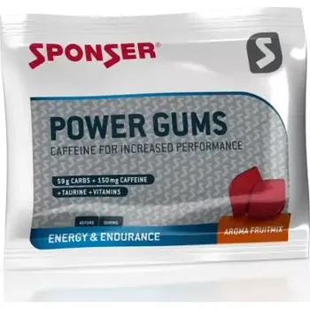 Sponser Power Gums energy gumídci fruit mix 10 ks 75 g