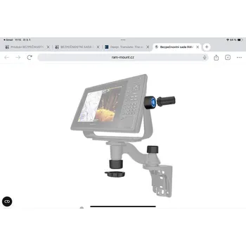Rybářský prut RAM MOUNTS BEZPEČNOSTNÍ SADA RAM® Pin-Lock™ PRO JEDNODUCHÁ OTOČNÁ RAMENA A DRŽÁKY KARDANŮ