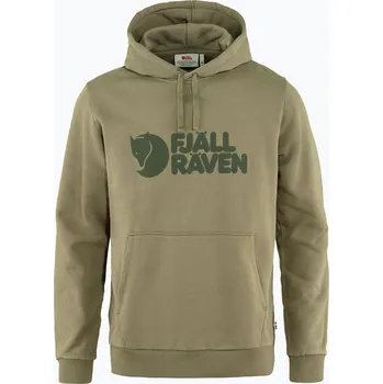 Pánská mikina Pánská trekingová mikina Fjällräven Logo Hoodie green F84144