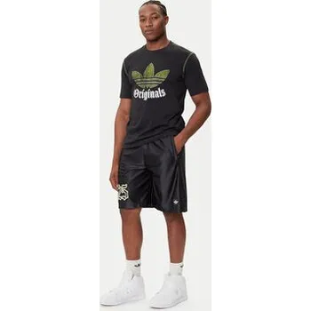 adidas Sportovní kraťasy Number Graphic JY2769 Černá Loose Fit XL