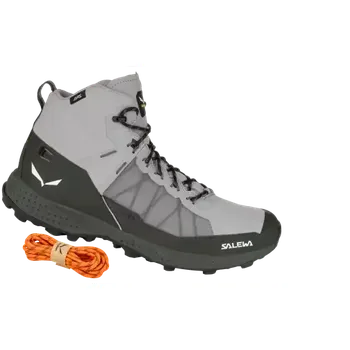 Pánská treková obuv Salewa Pedroc Pro Mid Powertex pánské boty Alloy/Dark Olive vel. 8 (EU 42)