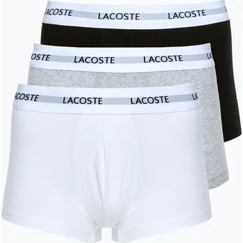 Boxerky Pánské boxerky Lacoste 5H5150 3 páry black/white/silver chine