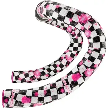 omotávka na kolo Supacaz Super Sticky Kush Classic omotávka Rad/Pink plugs