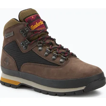 Pánská móda Pánské boty Timberland Euro Hiker Mid dark brown nubuck