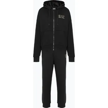 Dámská tepláková souprava EA7 Emporio Armani Train Visibility Tracksuit HO CH FZ black/gold