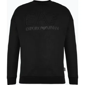 Pánská mikina Mikina EA7 Emporio Armani Logo Series Embroidery T-Top Coft black