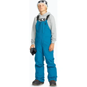 Snowboardové kalhoty Dětské snowboardové kalhoty Volcom Barkley Ins Bib Overall cobalt