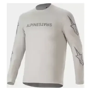cyklistický dres Alpinestars A-Dura Switch pánský dres dlouhý rukáv Light Grey vel. L