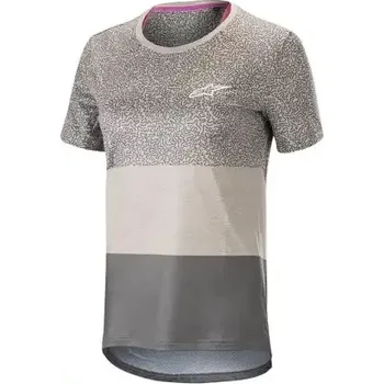 cyklistický dres Alpinestars Stella ALPS 8.0 dámský dres krátký rukáv mid grey/antharacite vel. L