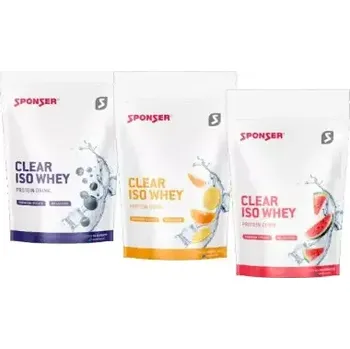 Protein Sponser Clear Iso Whey syrovátkový izolát 450 g borůvka