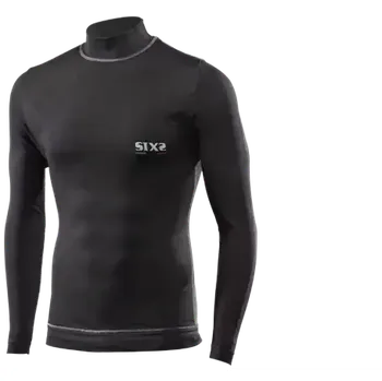 SIXS TS4P Windshell funkční triko dlouhý rukáv černá vel. XS/S