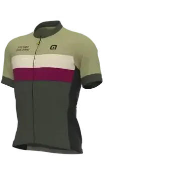 cyklistický dres Alé Off Road Gravel Chaos pánský cyklistický dres krátký rukáv Green vel. XL