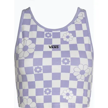 Dámský top tričko Vans Longline Racerback Bralette Floral checkerboard/sweet lavender
