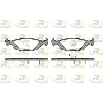 Brzdová destička Klocki hamulcowe bmw/saab/volv, 2155.20