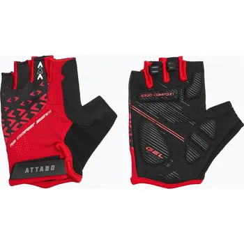 Chránič rukou Cyklistické rukavice ATTABO Vito gel shock proof red/black