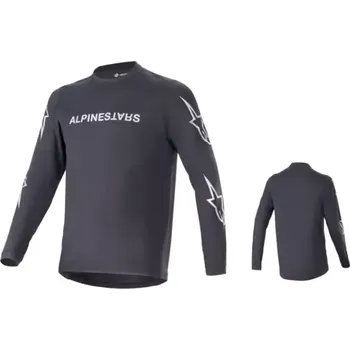 cyklistický dres Alpinestars A-Dura Switch dětský dres dlouhý rukáv Black vel. S