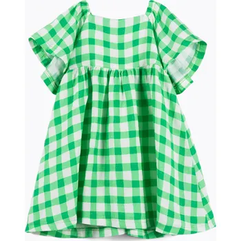 Dámské oblečení Dětské šaty KID STORY Len green grid