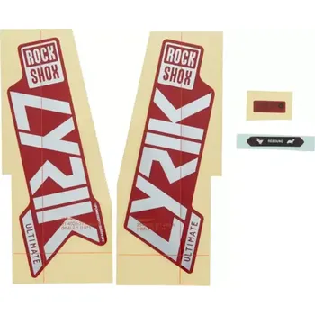 Vidlice na kolo Rock Shox Decal Lyrik Ultimate 27,5"/29" Polar foil/ gloss red