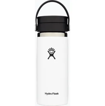 Termoska Termo láhev Hydro Flask Wide Flex Sip 470 ml bílá W16BCX110