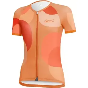 cyklistický dres Dotout Camou dámský dres krátký rukáv Light Orange vel. S