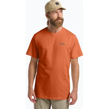 Pánské tričko Pánské tričko Jack Wolfskin Essential burnt orange
