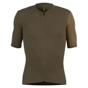 cyklistický dres Mavic Essential pánský dres krátký rukáv Green Olive vel. M