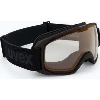 Sjezdové lyžování Lyžařské brýle UVEX Xcitd V black matt/mirror red clear