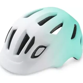 Cyklistická přilba R2 Pump dětská cyklistická přilba bílá/mint modrá vel. XS (46 - 51 cm)