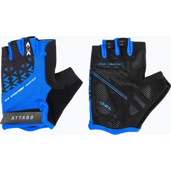 Chránič rukou Cyklistické rukavice ATTABO Vito gel shock proof blue/black