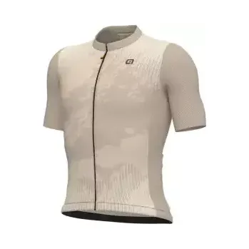 cyklistický dres Alé Off Road-Gravel Krakatoa pánský dres krátký rukáv Beige vel. XL