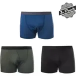 Sensor Merino Air 3-Pack pánské trenky černá/modrá/olivová vel. M