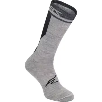 Pánské ponožky Alpinestars Merino 24 ponožky Gray/Black vel. M