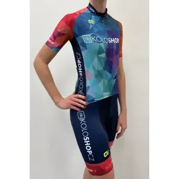 cyklistický dres Alé Team Prime Koloshop dámský dres krátký rukáv multicolor vel. L
