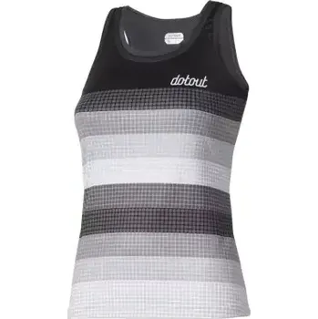 cyklistický dres Dotout Elite dámský dres Black/Melange Dark Grey vel. S
