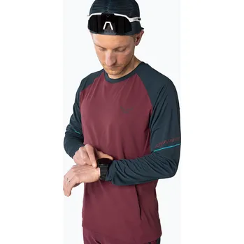 Sport Pánské běžecké tričko longsleeve DYNAFIT Alpine Pro burgundy