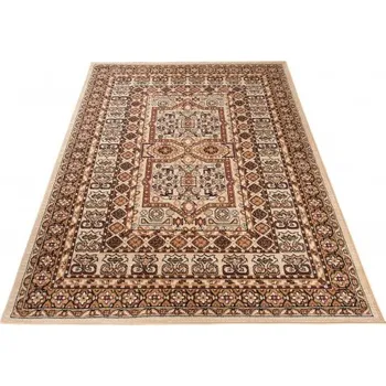 Koberec Makro Abra Klasický kusový koberec EUFRAT N634B světle béžový Rozměr: 80x150 cm