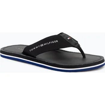 Pánské žabky Pánské žabky Tommy Hilfiger Leather Beach Sandal black