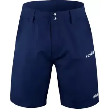 Cyklistické kalhoty Force Blade MTB pánské kraťasy bez vložky tmavě modrá vel. XXL