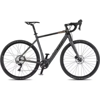 Elektrokolo 4EVER Engrave PRO gravel elektrokolo titan/metal gold vel. 55