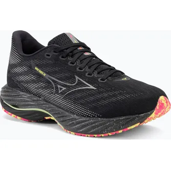 Pánská sportovní obuv Pánské běžecké boty Mizuno Wave Rider 28 black/silver/sunny lime