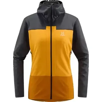 Dámská mikina Haglöfs ROC Flash Mid dámská mikina Magnetite/Sunny Yellow vel. M