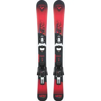 Sjezdové lyže Dětské sjezdové lyže Rossignol Hero Pro Pre-Drilled Jr + vázání Team 4 GW