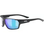 Uvex Sportstyle 233 Polavision brýle Black Matt/Mirror Green