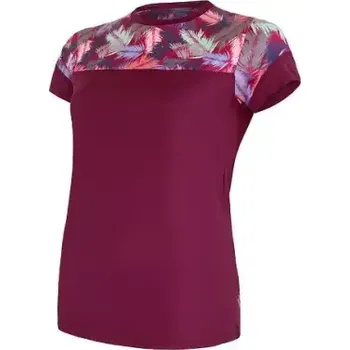 Cyklistické oblečení Sensor Jersey Helium Feather dámský krátký fialový S